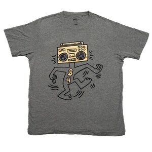 SPRZ NY Keith Haring 84 Boombox T-shirt